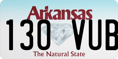 AR license plate 130VUB
