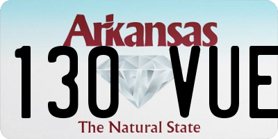 AR license plate 130VUE