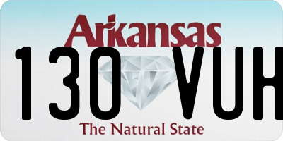 AR license plate 130VUH
