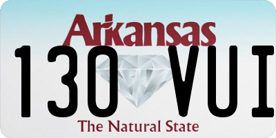 AR license plate 130VUI