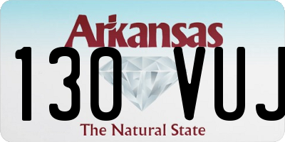 AR license plate 130VUJ