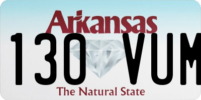 AR license plate 130VUM