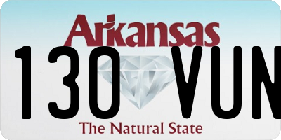 AR license plate 130VUN