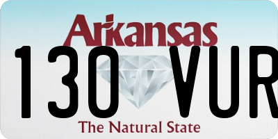 AR license plate 130VUR