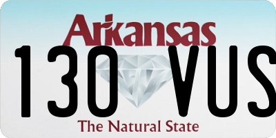 AR license plate 130VUS