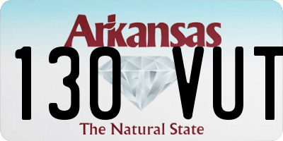 AR license plate 130VUT