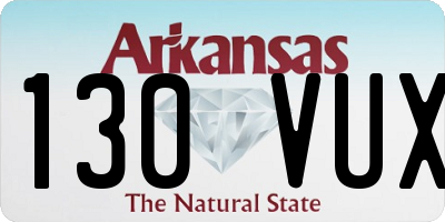 AR license plate 130VUX