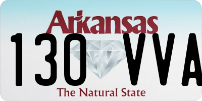 AR license plate 130VVA