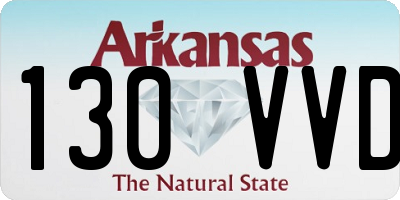 AR license plate 130VVD