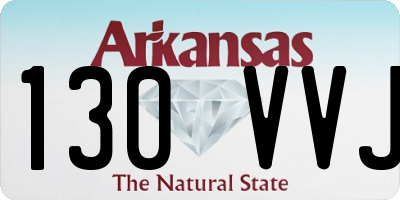 AR license plate 130VVJ