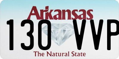 AR license plate 130VVP