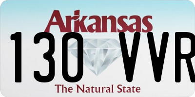 AR license plate 130VVR