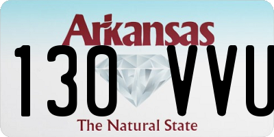 AR license plate 130VVU