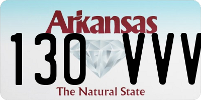 AR license plate 130VVV