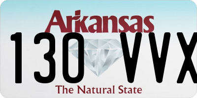 AR license plate 130VVX