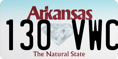 AR license plate 130VWC