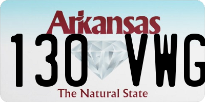 AR license plate 130VWG
