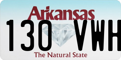 AR license plate 130VWH