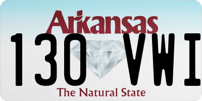 AR license plate 130VWI