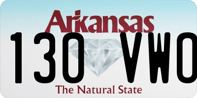 AR license plate 130VWO