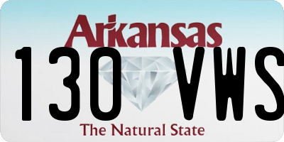AR license plate 130VWS