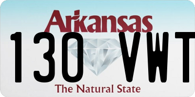 AR license plate 130VWT