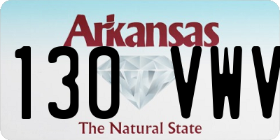 AR license plate 130VWV