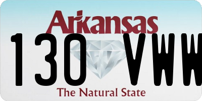 AR license plate 130VWW