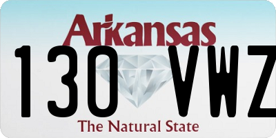 AR license plate 130VWZ