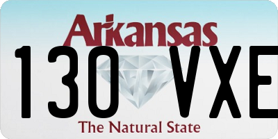 AR license plate 130VXE