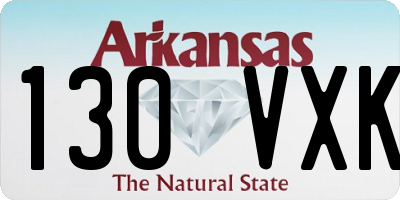 AR license plate 130VXK