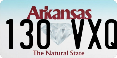 AR license plate 130VXQ