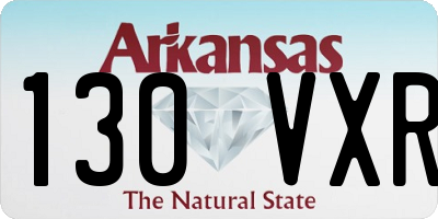 AR license plate 130VXR
