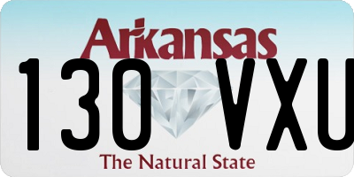 AR license plate 130VXU
