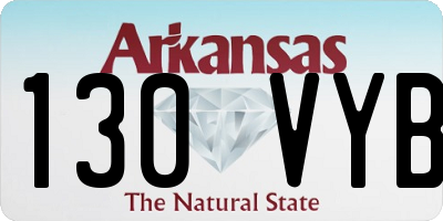 AR license plate 130VYB