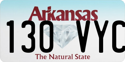 AR license plate 130VYC