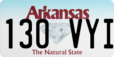 AR license plate 130VYI