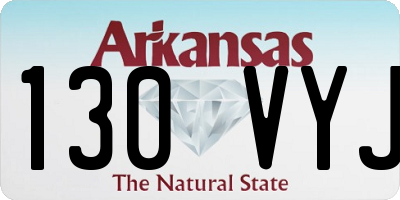 AR license plate 130VYJ