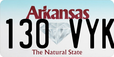 AR license plate 130VYK