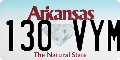 AR license plate 130VYM
