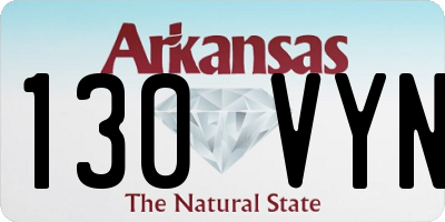 AR license plate 130VYN