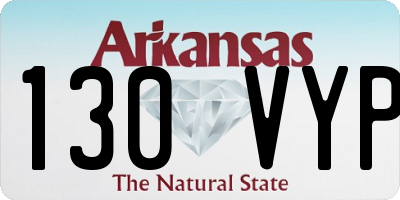 AR license plate 130VYP