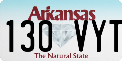 AR license plate 130VYT