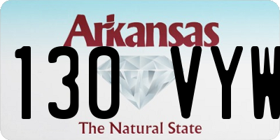 AR license plate 130VYW