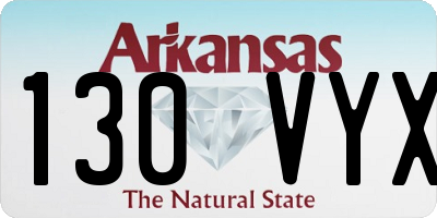 AR license plate 130VYX
