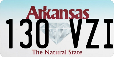 AR license plate 130VZI