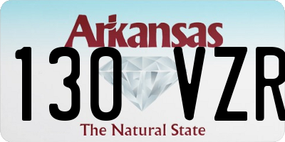 AR license plate 130VZR