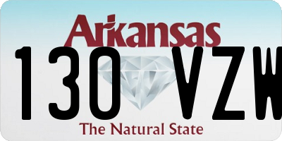 AR license plate 130VZW