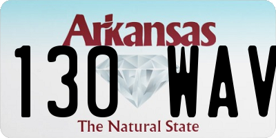 AR license plate 130WAV