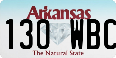 AR license plate 130WBC
